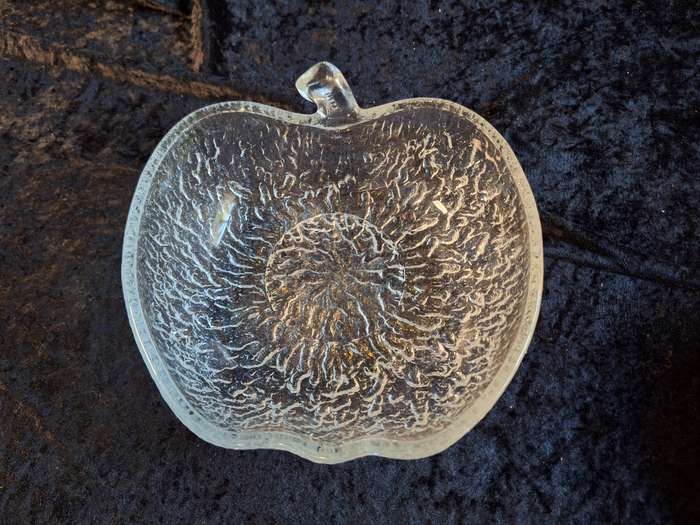 Vintage Pressed Glass Italian Dessert/Salad Bowl