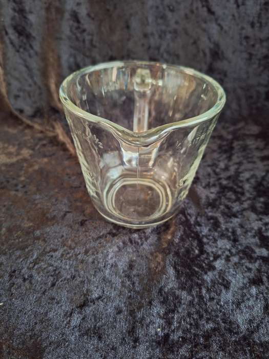 Vintage Pressed Glass Measuring Jug