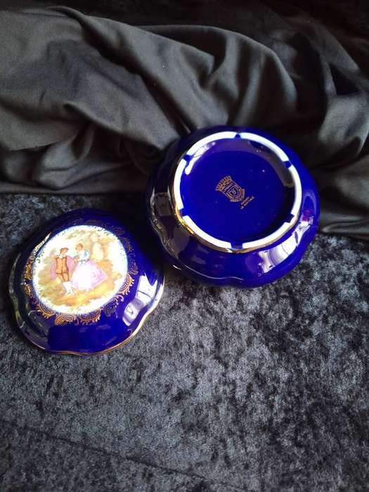 Beautiful Vintage Limoges France Dressing Table Trinket.