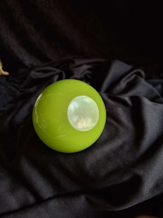 Vintage 1960's Small Desk Art Glass Ball Ashtray.