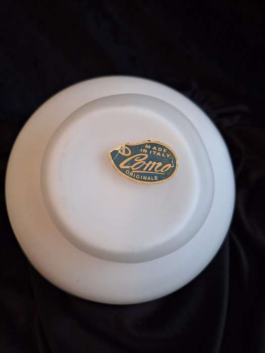 Stunning Vintage Italian Empoli Satin Glass Jar.