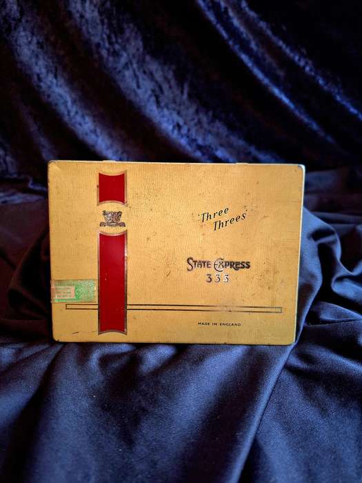 Vintage Three Three's State Express Cigarettes Tin
