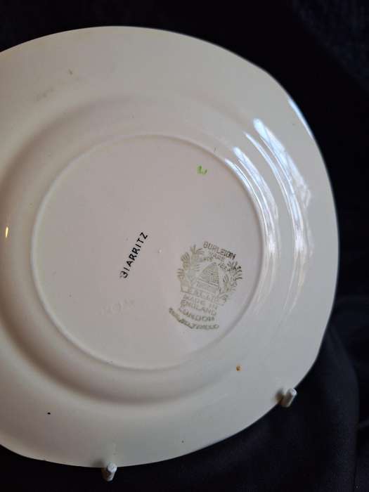 Stunning Antique Hand Painted Burleigh Ware (Art-Deco) Small Plate - C.