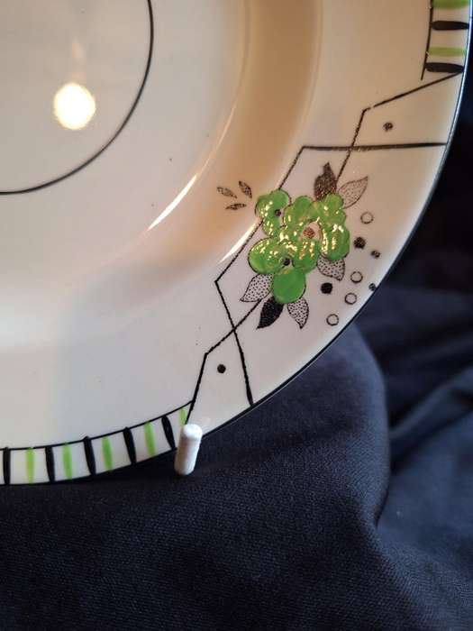 Stunning Antique Hand Painted Burleigh Ware (Art-Deco) Plate - C.