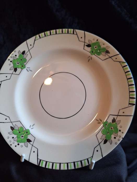 Stunning Antique Hand Painted Burleigh Ware (Art-Deco) Plate - C.