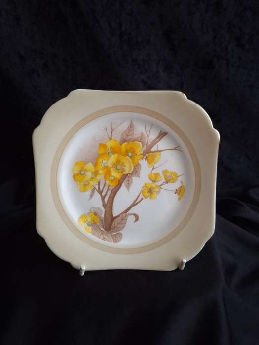 Stunning Art-Deco 1920's Shelley Small Plate - Reg. No: 771299/12547/E - B