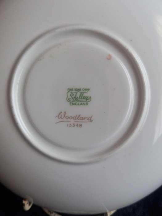 Vintage Shelley Woodlands Saucer - B.