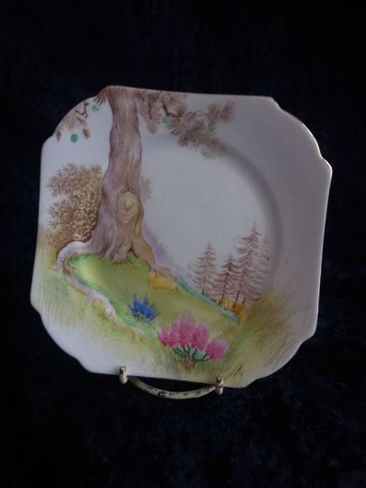 Vintage Hand Painted Shelley 21970 Small Plate.