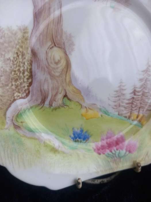 Vintage Hand Painted Shelley 21970 Small Plate.