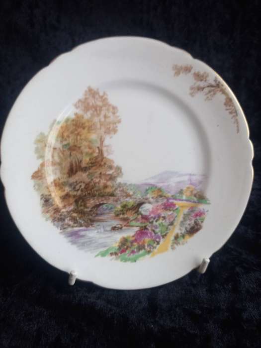 Vintage Shelley Heather Small Plate - A.