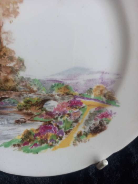 Vintage Shelley Heather Small Plate - A.