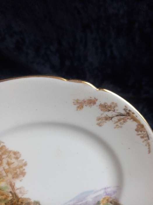 Vintage Shelley Heather Small Plate - A.