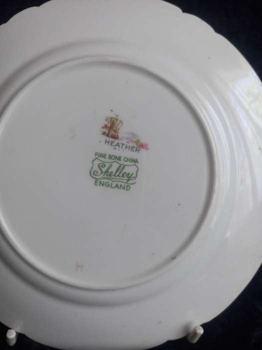Vintage Shelley Heather Small Plate - A.
