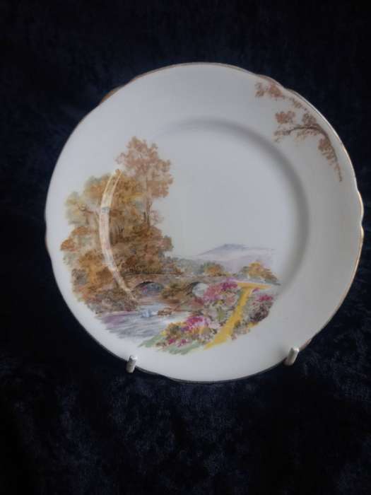 Vintage Shelley Heather Small Plate - B.