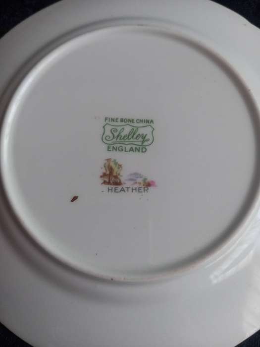 Vintage Shelley Heather Small Plate - B.