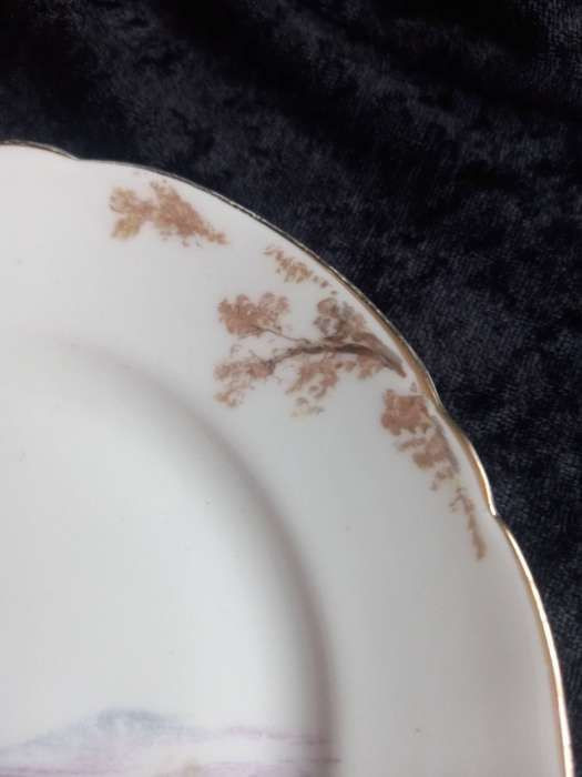 Vintage Shelley Heather Small Plate - C.