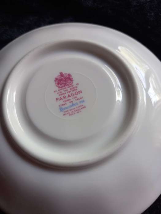 Vintage Paragon Remember Me Saucer -D.
