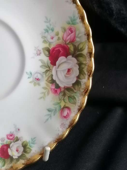 Vintage Royal Albert - Celebration Soup Bowl Saucer.