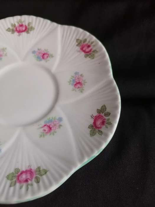Vintage Shelley Rosebud Coffee Saucer RD: 272101/13426