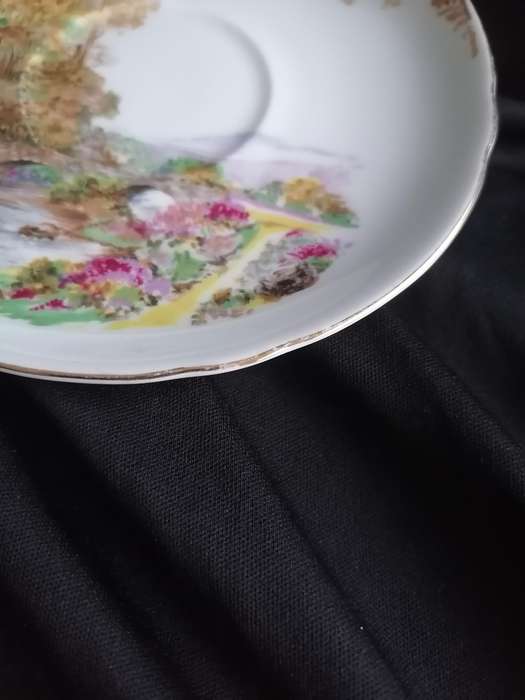 Vintage Shelley Heather Saucer.