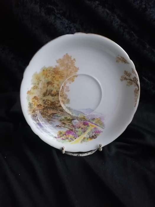 Vintage Shelley Heather Saucer - Series 0187.