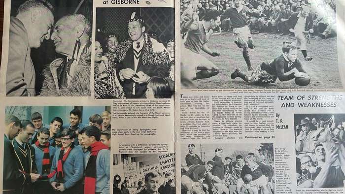 1965 New Zealand Weekly News Supplement, details below