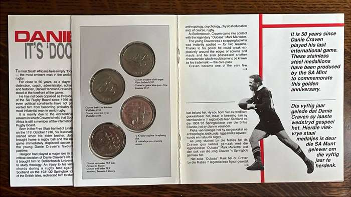 Doc Craven - 50 Years Minted Coins, details below