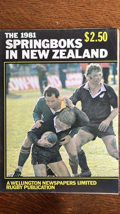 1981 Springboks in New Zealand, details below