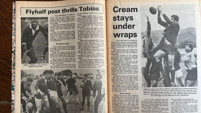 1981 Springboks in New Zealand, details below