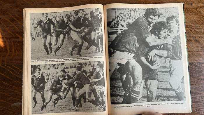 1981 Springboks in New Zealand, details below