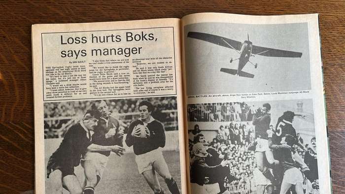 1981 Springboks in New Zealand, details below