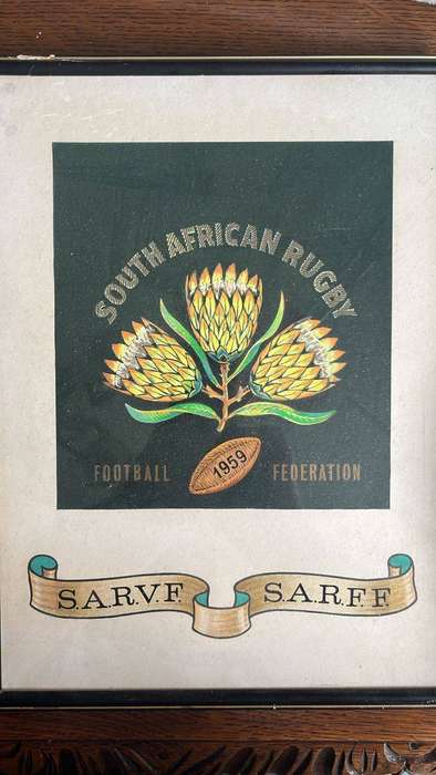 2 x Framed South African Rugby Federation, Signed, details below