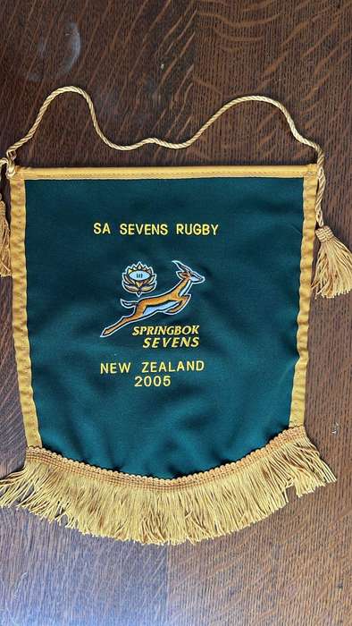 2005 Springboks Sevens vs New Zealand Pennant, details below