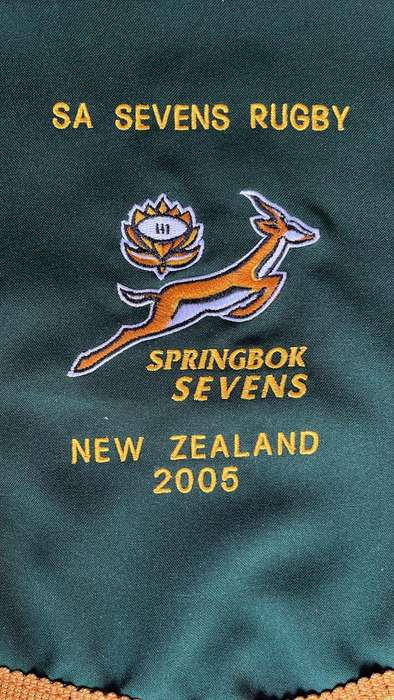 2005 Springboks Sevens vs New Zealand Pennant, details below