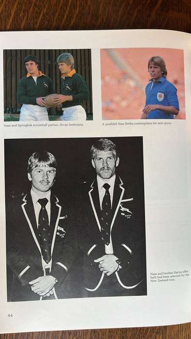 Naas Botha Rugby's Golden Boy - South African Sporting Greats, details below
