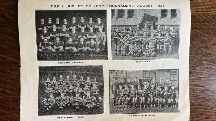 A Scarce Item - 1885-1935, 50 Years Rugby in Taranaki, details below