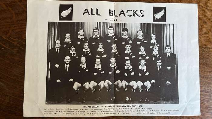 1972 The All Blacks vs Cardiff Programme, details below