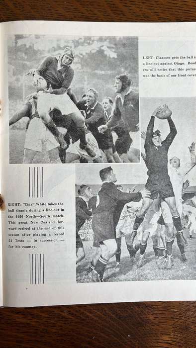 1956 Springboks in New Zealand, details below