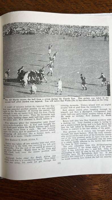 1956 Springboks in New Zealand, details below