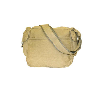 Retro Canvas / Messenger Bag in Khaki