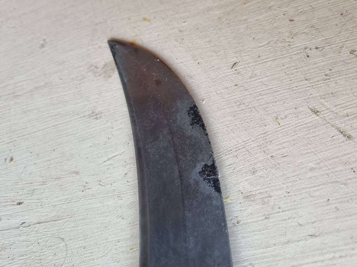 ### Hunting Knife Carl Schlieper Solingen Original Buffalo skinner with Sheath ###