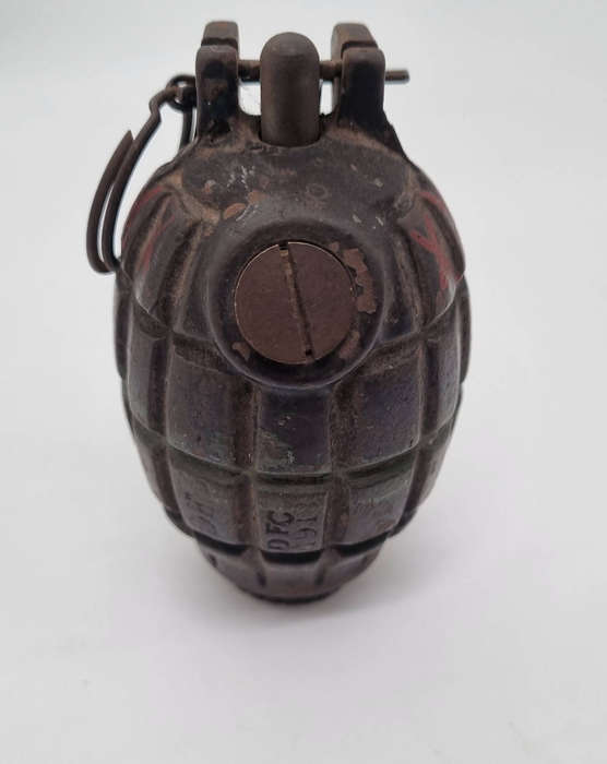 ### 1918 WW1 No 36 Mills Pineapple Inert Hand Grenade ###