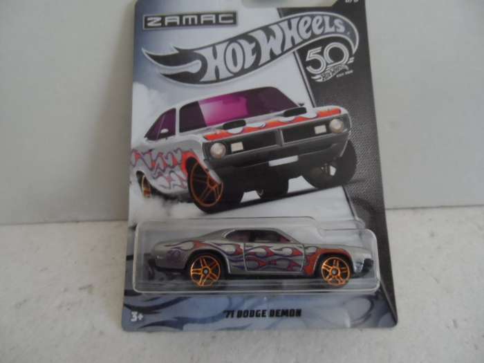 Hot Wheels Zamac 50th Anniversary Edition 6/8 '71 Dodge Demon -sealed long card- [[m49]