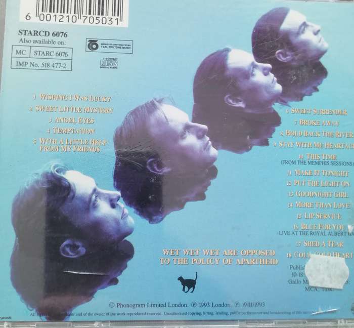 Wet Wet Wet - End of Part One CDD