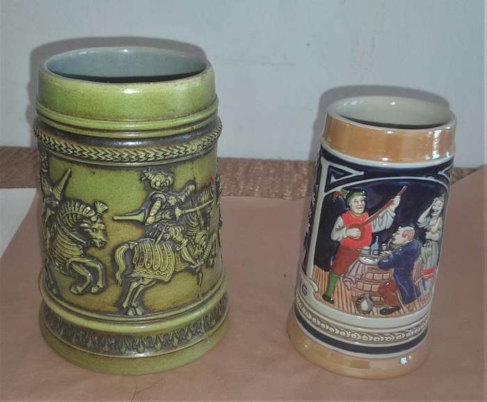 2 Tankards - Gerz Germany & Bayazzo Italy