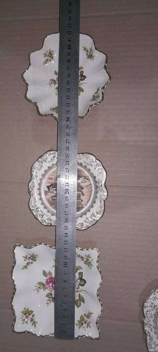 4 Vintage Foley Pin Trays - as per pictures