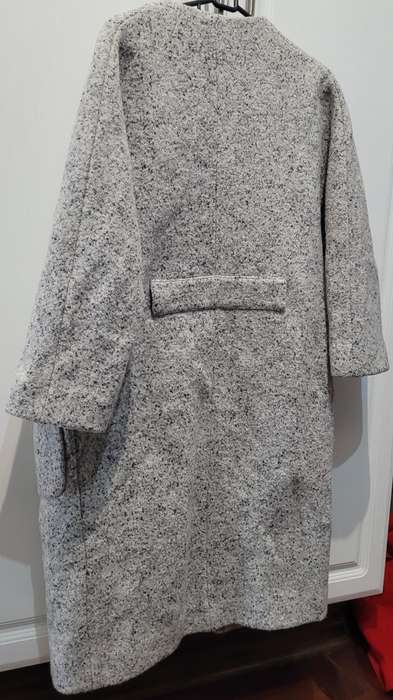 Grey wool coat