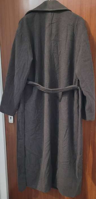 Monki long coat (brown/grey)