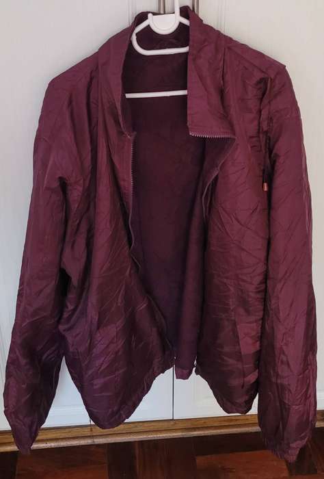 Long jacket with hoodie