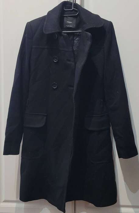 Mango ladies black coat